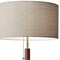Homeroots Walnut Wood & Metal Table Lamp15 x 7 x 26.25 in. 372570 - alternate 7